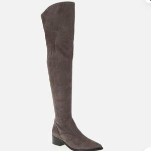 Marc Fisher Yakira Tan Suede Over-the-Knee Boots